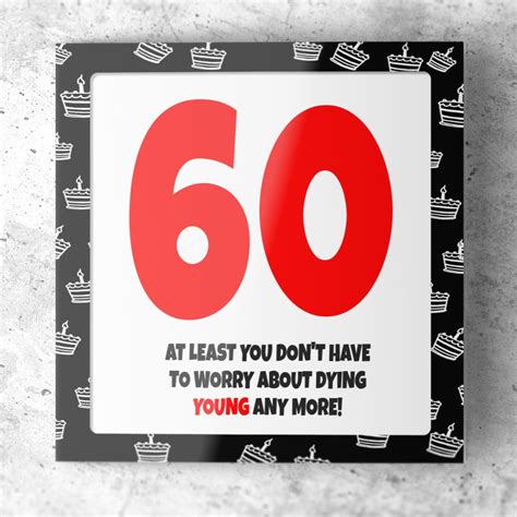Funny 60th Birthday Card For Men Brother Husband Friend Rude Etsy Uk