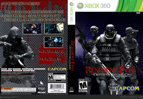 Resident Evil Operation Racoon City Xbox 360 Box Art Cover By Sbeyor