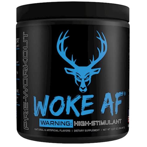 Woke Af High Stimulant Pre Workout By Bucked Up Suppkings Nutrition