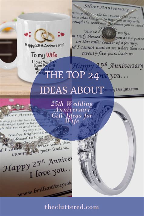 The Top 24 Ideas About 25th Wedding Anniversary T Ideas For Wife