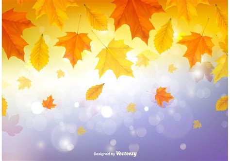 Autumn Leaves Background 92598 Vector Art At Vecteezy
