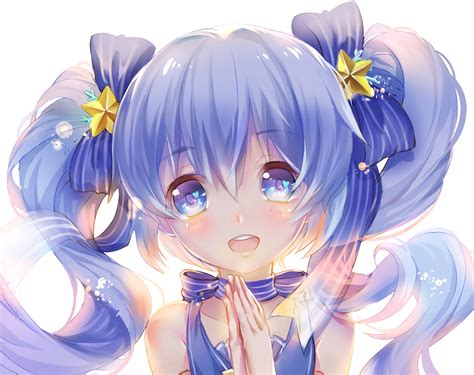 Anime Girl Blushing And Smiling