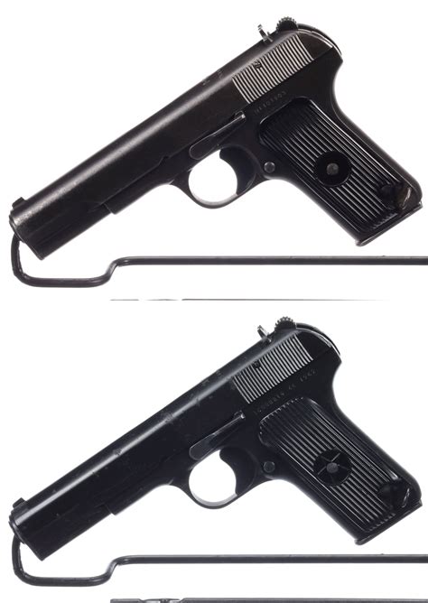 Two Chinese Tokarev Pattern Semi Automatic Pistols Rock Island Auction
