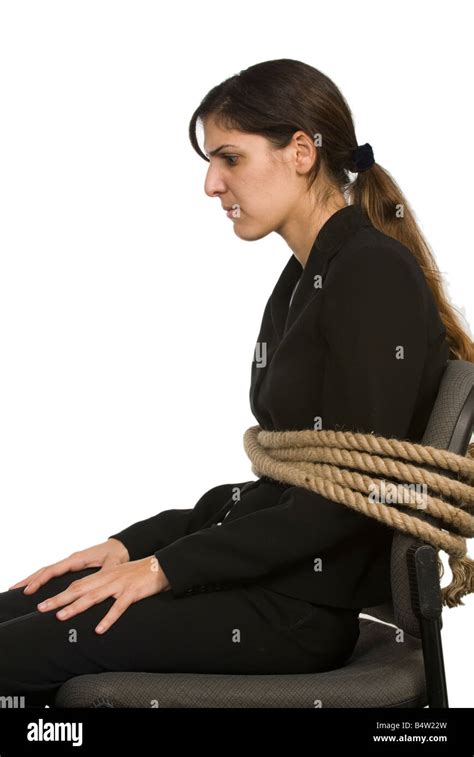 Girl Tied Chair Telegraph