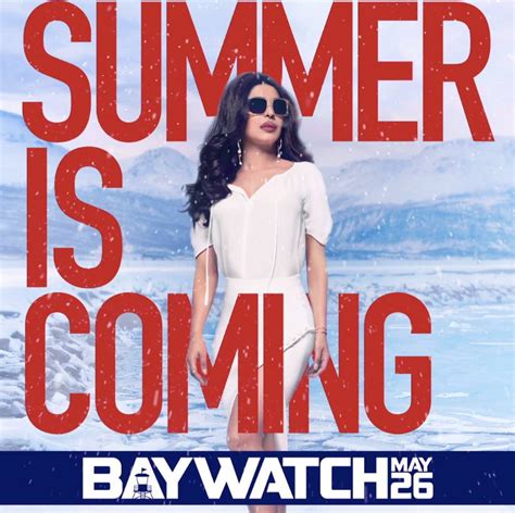 priyanka chopra looks hot as fire in these new summer is coming baywatch posters