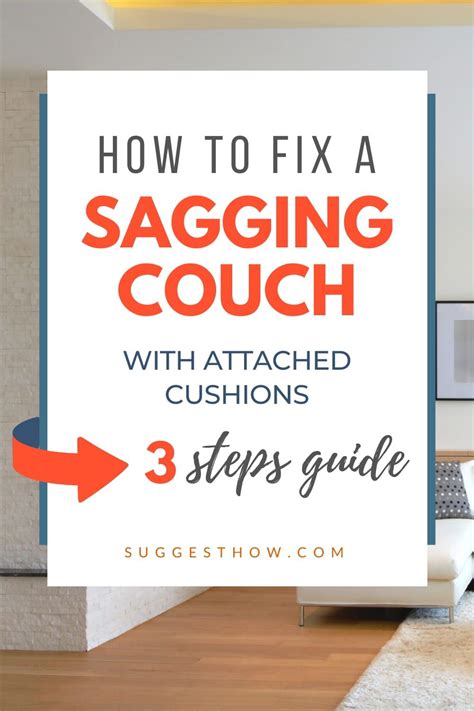 See full list on wikihow.com How to Fix A Sagging Couch With Attached Cushions ...