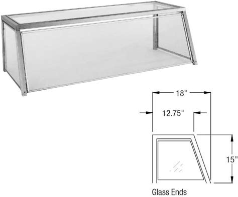 Randell 60 Glass Unit Countertop Protector Cabinet And Furniture Hardware
