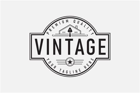 Retro Vintage Logo Design Graphic By Bitmate Studio · Creative Fabrica
