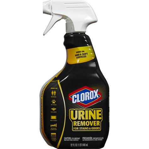 Clorox Urine Remover For Stains And Odors Spray Bottle 32 Ounces