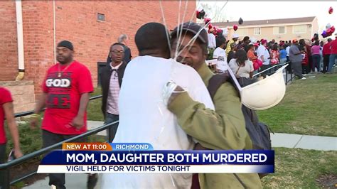 mother daughter killed in double murder suicide remembered at vigil