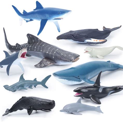 Pvc Simulation Sea World Animal Model Whale Shark Toy Oceans Animal