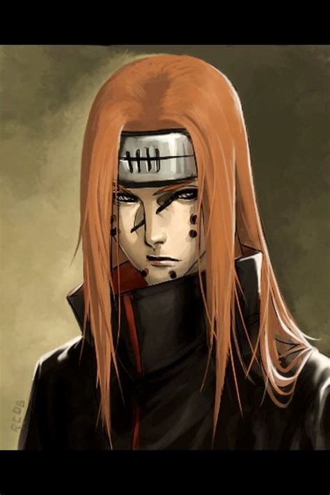 An Anime Character With Long Red Hair Wearing A Black Outfit And Helmet