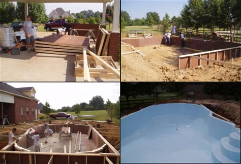 If you wanted to, you could dig a big hole in your backyard and, with a little effort, turn it into a swimming pool. Build Your Own Pool