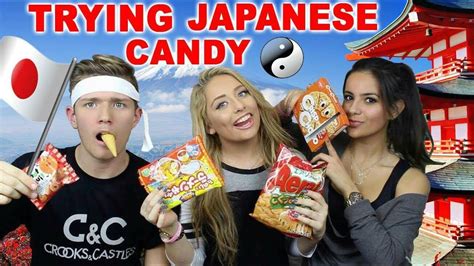 trying japanese candy youtube