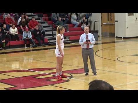 Grace Knutson Of The Cedar Falls Tigers Scores Her Th Point Youtube