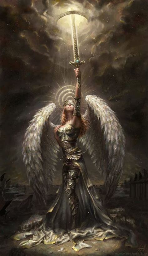 Female Angel Warrior Angel Warrior Fantasy Artwork Angel Art