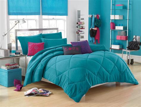 Comforter set.bring a touch of class into your bedroom with the shamz 7 piece bedding set. Steve Madden Turquoise Boyfriend Jersey Full/ Queen-size ...