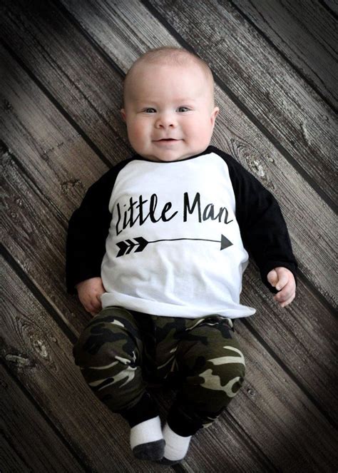 Baby Boy Clothes Little Man Raglan For Kids Baby Boy Clothes Hipster