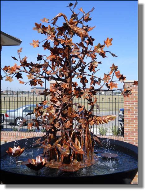 42 Best Images About Copper Tree Fountains On Pinterest Gardens