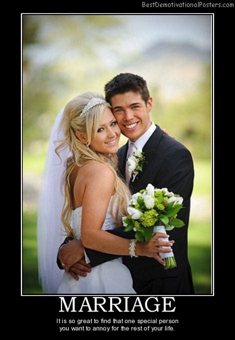 Great Marriage Demotivational Poster
