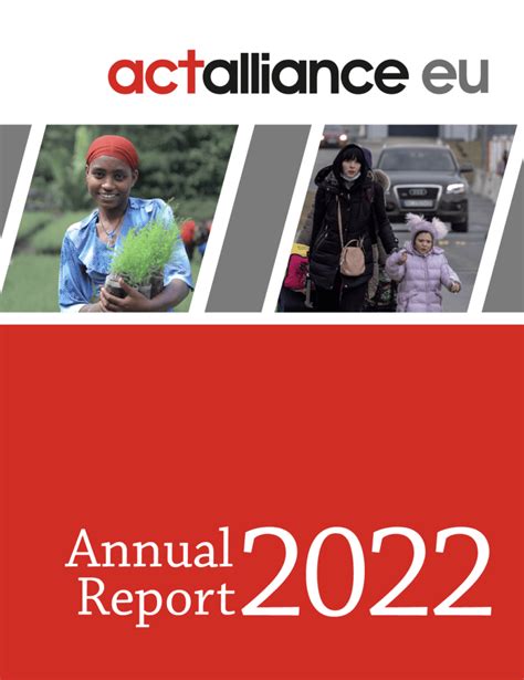 Annual Report 2022 Act Alliance Eu