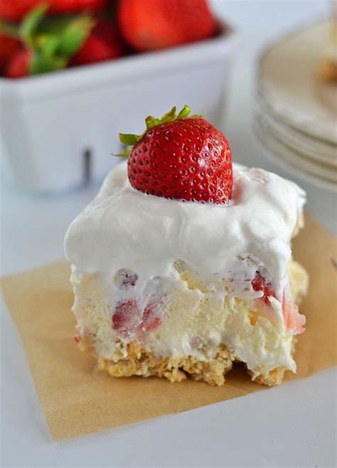 Low sugar insanely delicious cream cheese whip cream frosting for icing cake and desserts. Cool Whip Strawberry Cheesecake Lush ...