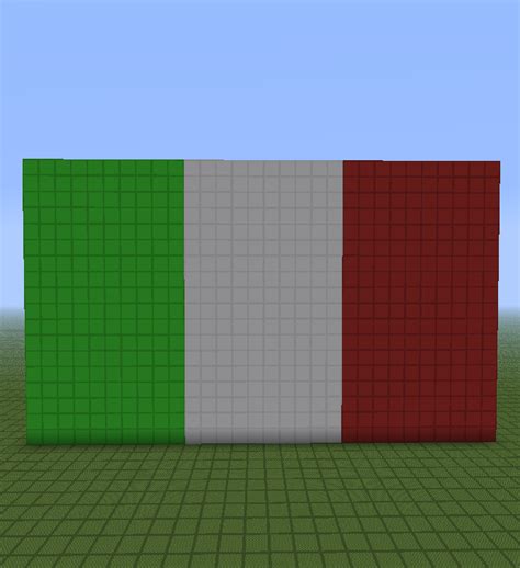 Minecraft Pixel Art Helper Italy Flag