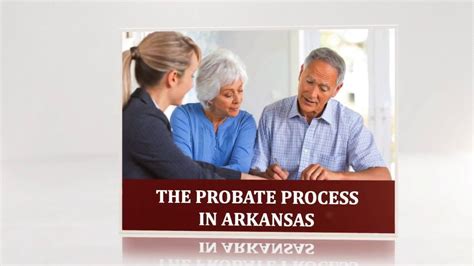 Find information on probate, the process of transferring property and ownership after someone has died. The Probate Process in Arkansas - YouTube