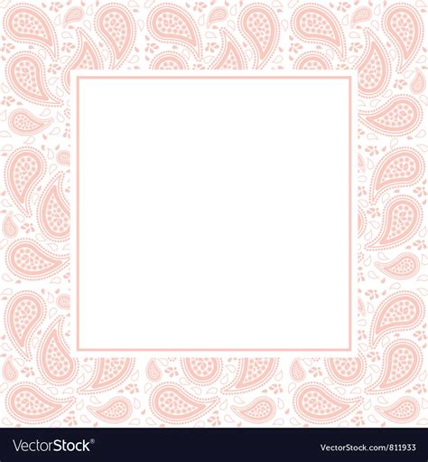 Paisley Border Royalty Free Vector Image Vectorstock