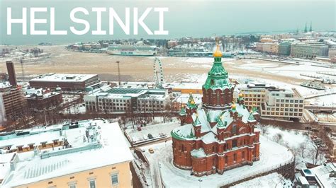 Helsinki Covered In Snow Finland Vlog Youtube
