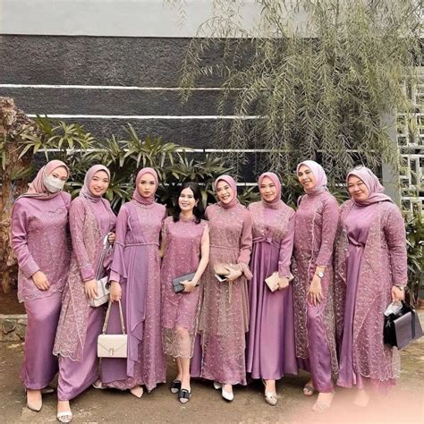 Model Baju Bridesmaid Satin Hijab Dresses Images