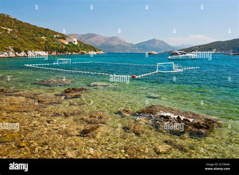 Water Polo Court In The Adriatic Sea Sipan Island Elaphiti Islands