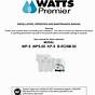 Watts Premier Ro-pure Manual