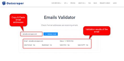 How To Validate Email Addresses In Bulk Outscraper