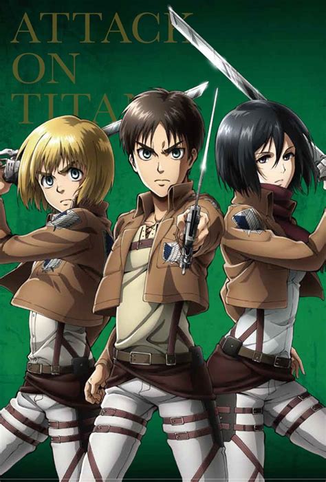 Gabi braun and falco grice have been training their entire lives to inherit one of the seven titans under marley's control and aid their nation in eradicating the eldians on paradis. Crunchyroll - "Attack on Titan" Trios Square On In ...