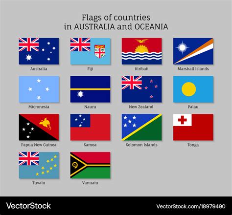 Australia Countries Flags