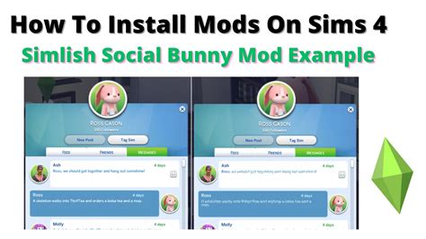 How To Install Simlish Social Bunny Mod For Sims 4 2023 Youtube