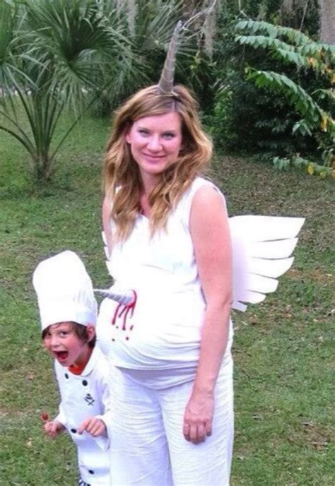 Pregnant People Who Turned Their Baby Bumps Into Halloween Costumes