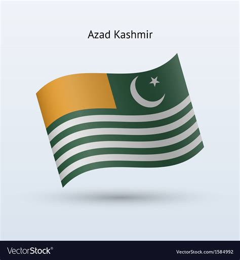 Pakistan Azad Jammu And Kashmir Small Hand Waving Flag Collectables