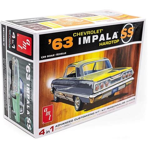 Amt 1963 Chevy Impala Ss Hardtop 4in1 125 Scale 1149 • Canadas