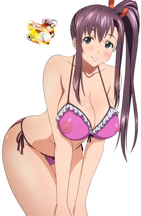 Amaya Haruko Render Ecchi Bikini Hentai Anime PNG Image Without Background