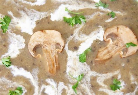 Mushroom And Roasted Garlic Soup Garlic Matters