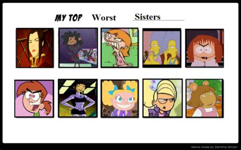Cartoons Images Top 10 Worst Sisters Hd Wallpaper And Background Photos