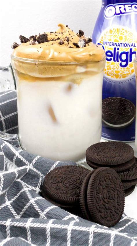 5 Ingredient Dalgona Coffee Oreo Cookie Whipped Dalgona Coffee Idea