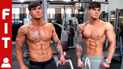 Ripped Muscle Twins Gym Shoot Harrison Twins Youtube