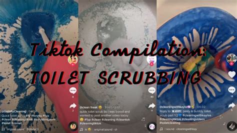 Satisfying Tiktok Compilation Toilet Cleaning Scrubbing🧽🚽 Youtube