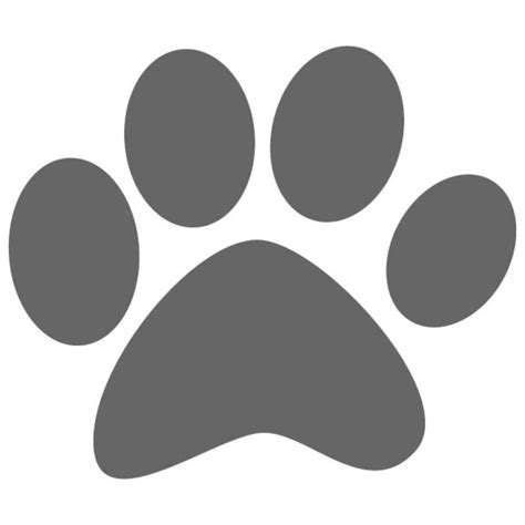 Cat Paw Print Stencil Printable