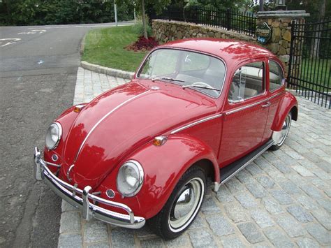 Classic Vw Bugs Road Trip Barn Find All Original 1965 Ruby Red Beetle