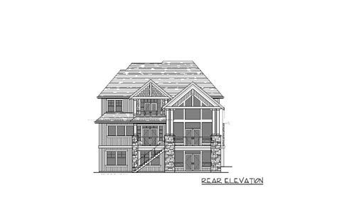 Plan 270010af 4 Bed Exclusive House Plan With Graceful Rooflines In