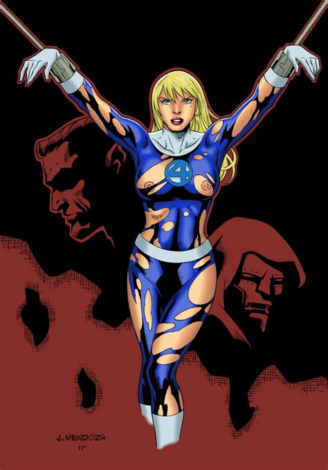 Rule 34 Bondage Breasts Color Doctor Doom Fantastic Four Invisible Woman Marvel Namor Sue